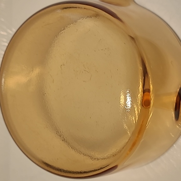 #(5)Corningware vision cookware amber glass pot and ild  1L  used  USA - Picture 6 of 7